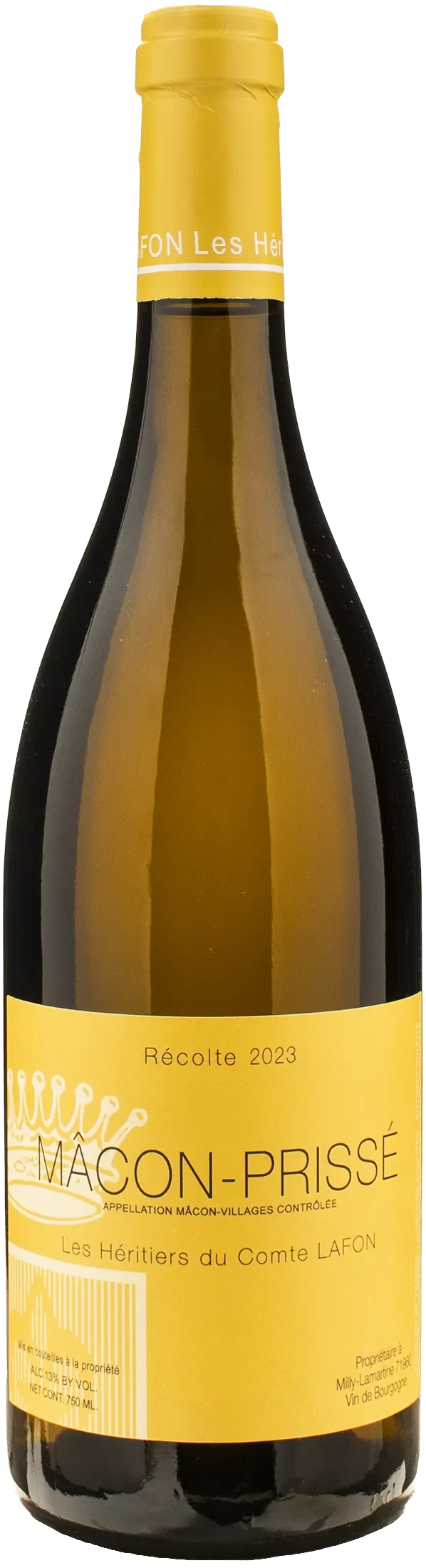 Les Heritiers du Comte Lafon Macon Prisse 2023