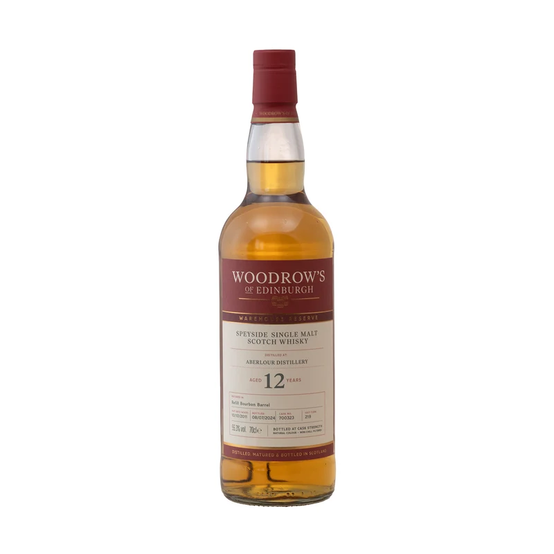 Aberlour 12 Year Old Single Malt Whisky Refill Bourbon Barrel Woodrow's 55.3%