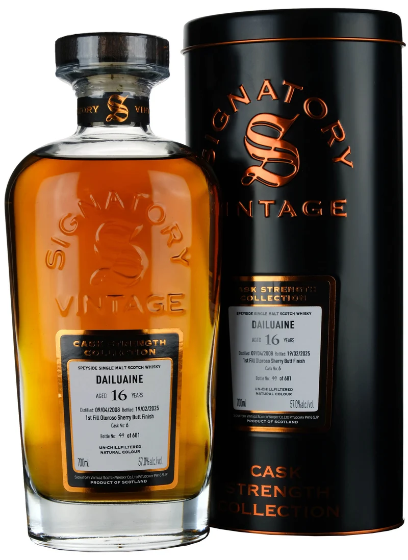 Dailuaine 2008-2025 | 16 Year Old Signatory Vintage Cask Strength Collection Single Cask 6