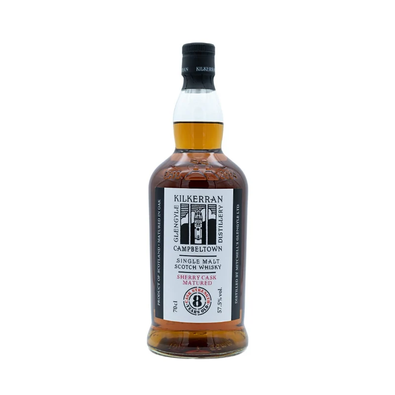 Kilkerran Cask Strength 8 Year Old Whisky Sherry Cask Matured 57.5%