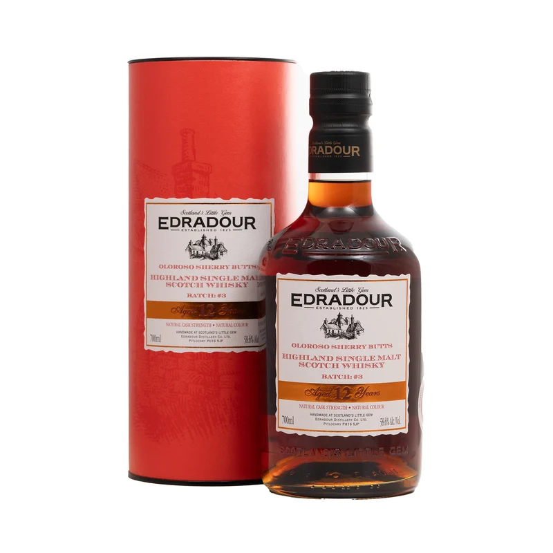 Edradour 12 Year Old Whisky Oloroso Sherry Cask Batch #3 58.6%