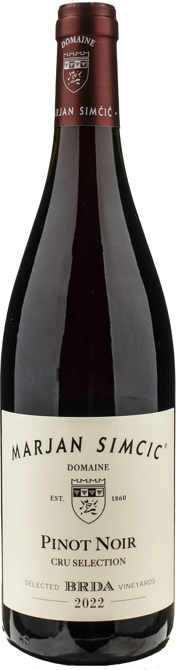 Domaine Marjan Simcic BRDA Cru Selection Pinot Noir 2022