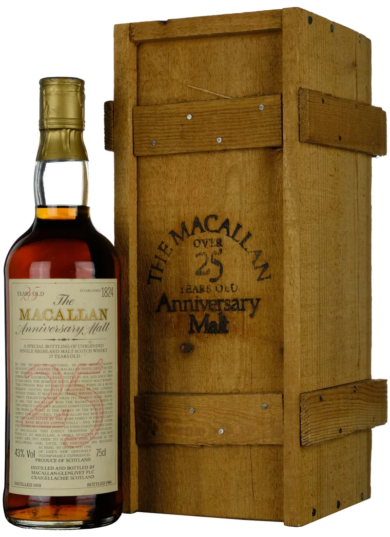 Macallan 1958-1984 | 25 Year Old Anniversary Malt