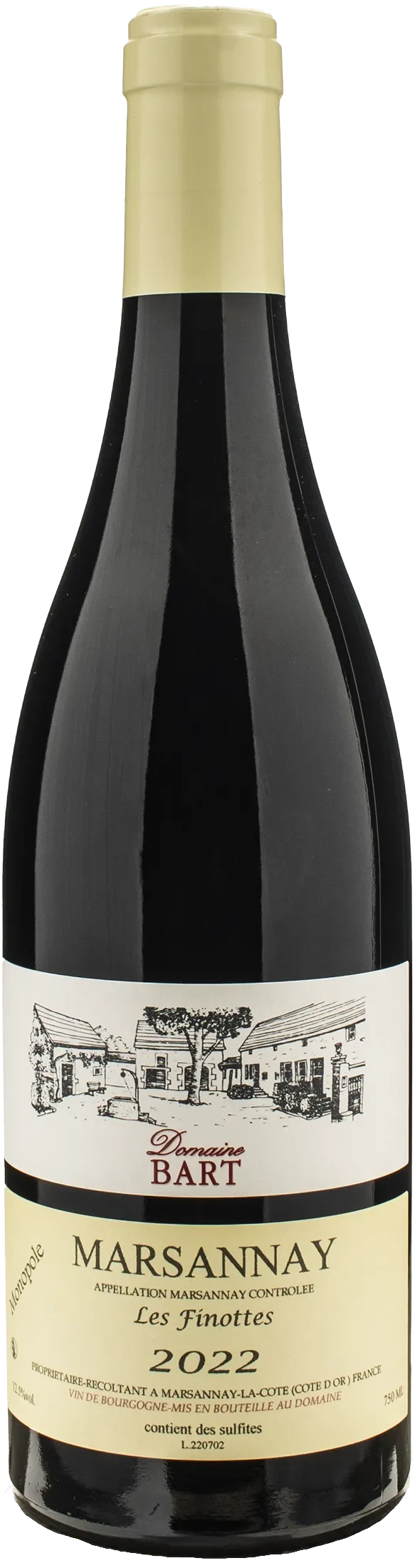 Domaine Bart Marsannay Rouge Les Finottes 2022
