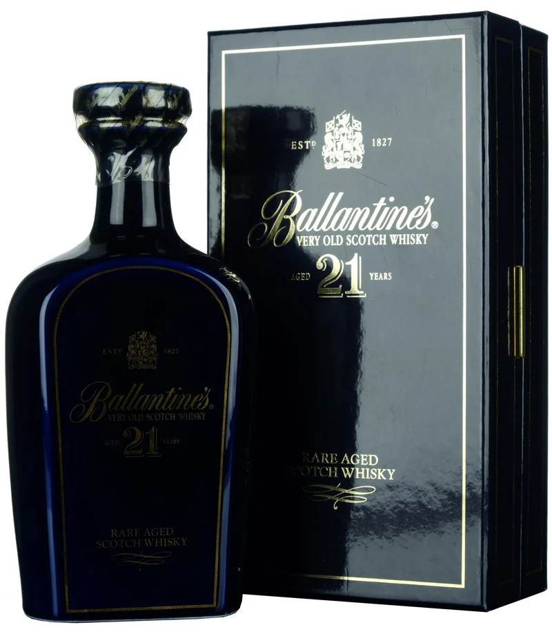 Ballantine's 21 Year Old Ceramic Decanter Half Litre