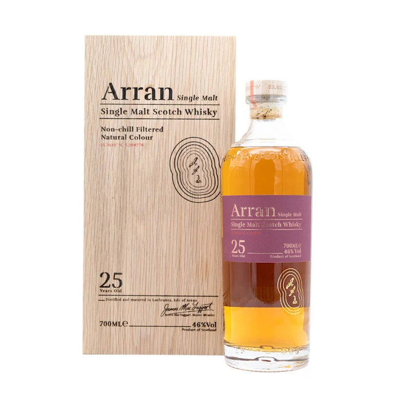 Arran 25 Year Old Whisky 2022 Release 46%
