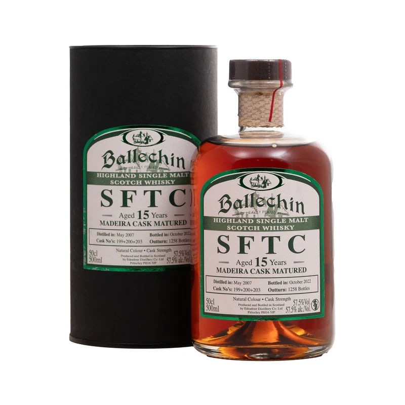 Ballechin 2007 15 Year Old Whisky Straight From The Cask Madeira 57.5%