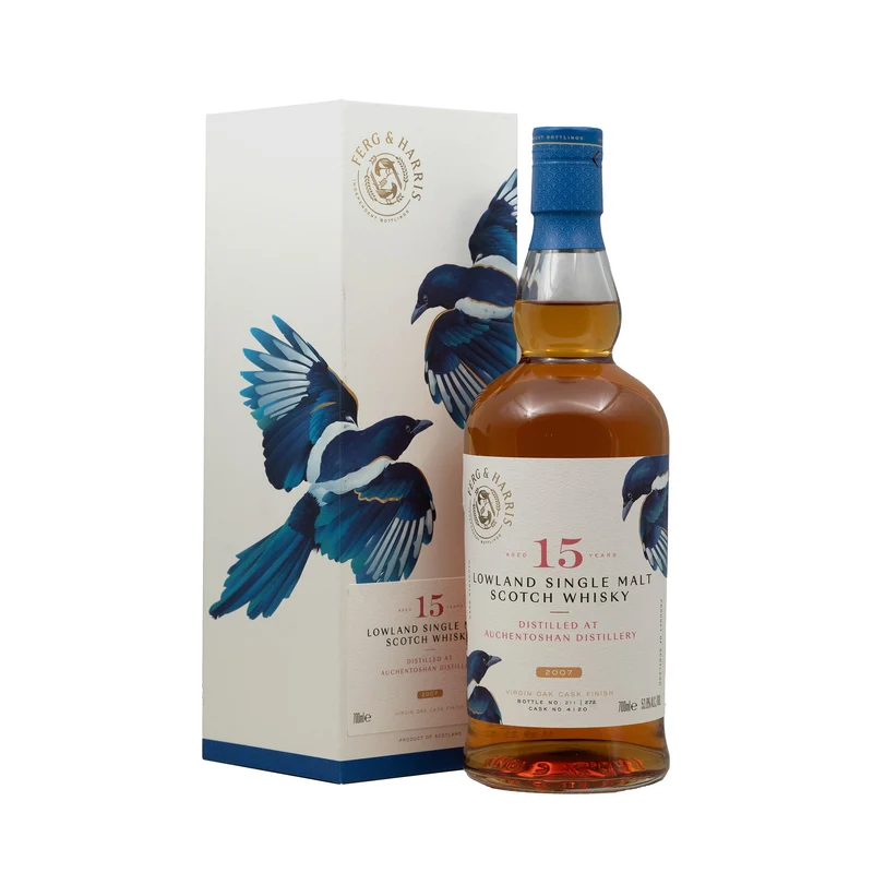Auchentoshan 2007 15 Year Old Single Cask Whisky Ferg & Harris 53.8%
