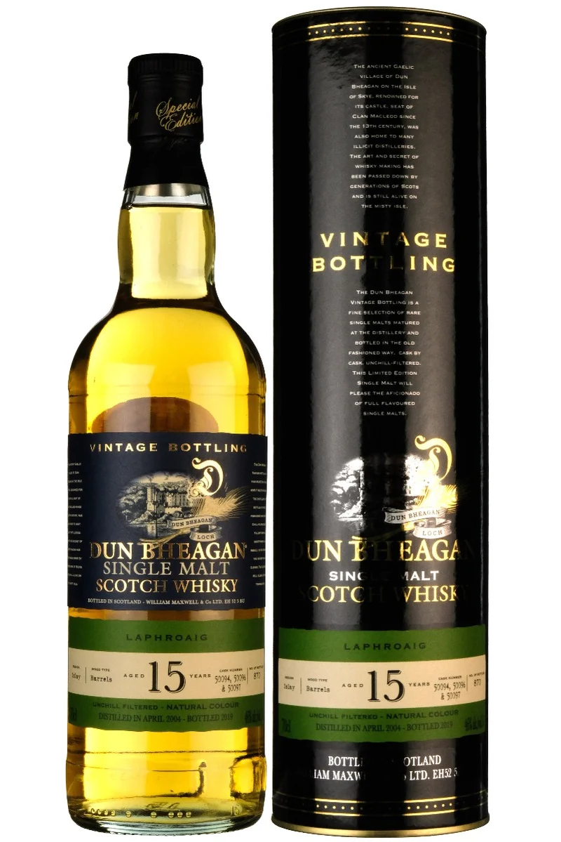 Laphroaig 2004-2019 | 15 Year Old | Dun Bheagan #50094 #50096 #50097