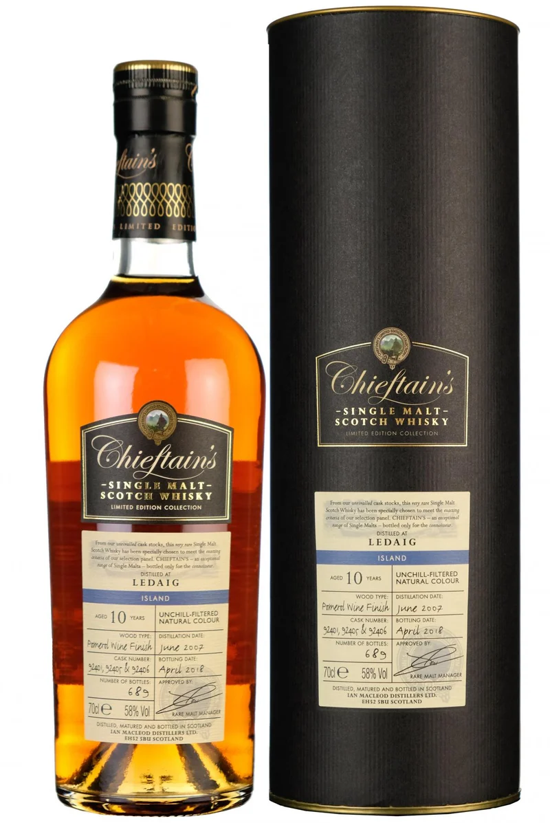 Ledaig 2007-2018 | 10 Year Old | Chieftain's | Casks 92401, 92405, 92406