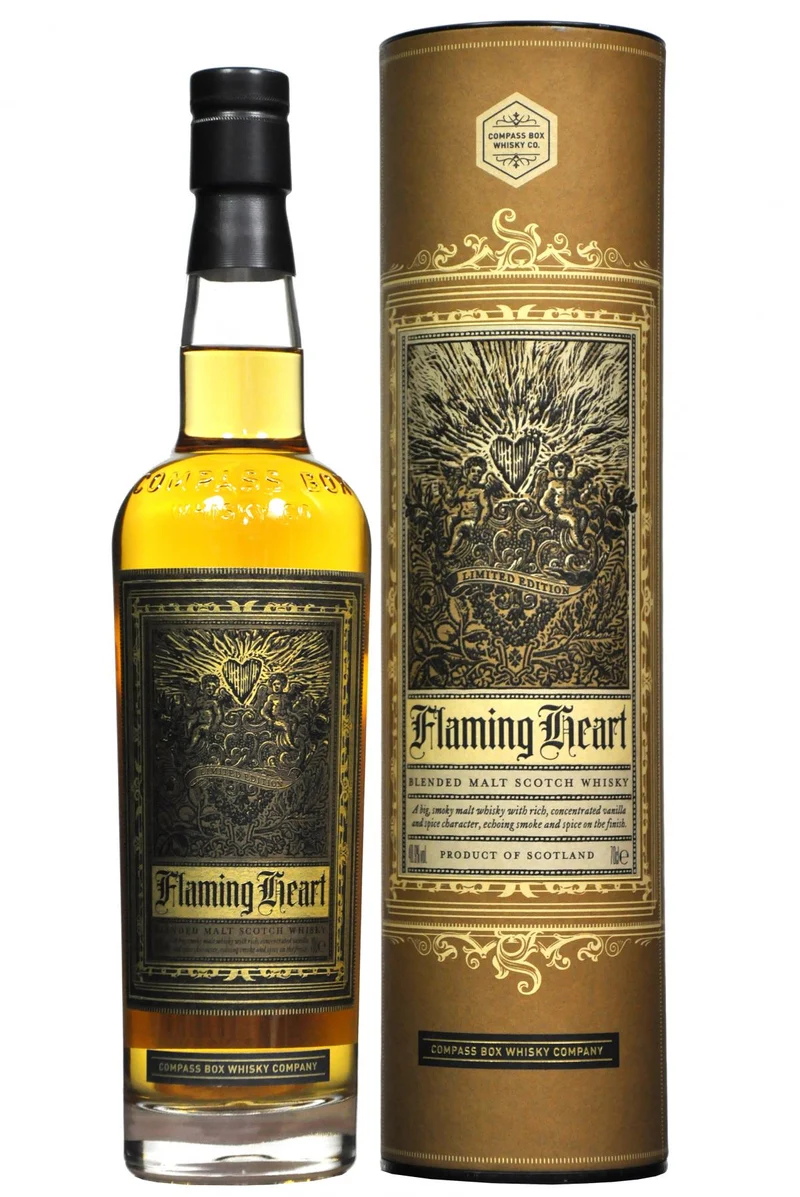 Compass Box Flaming Heart