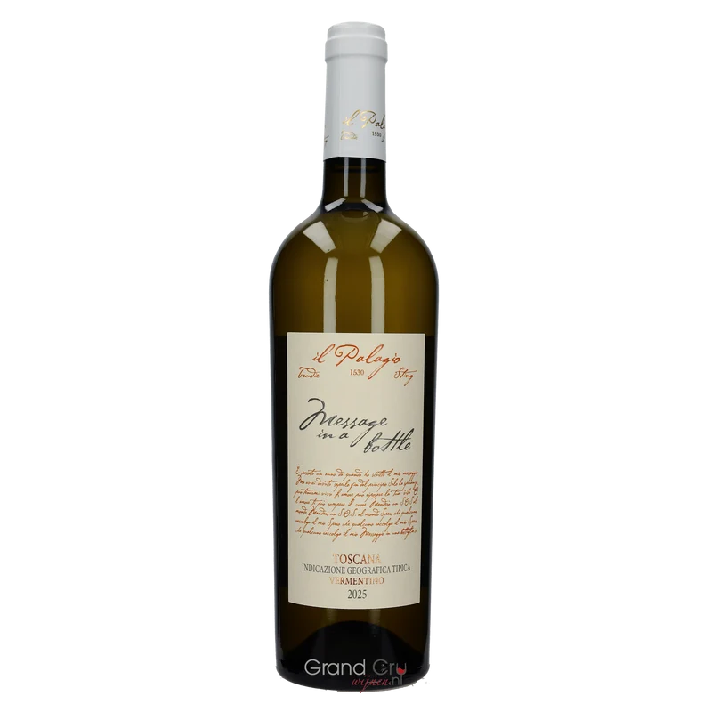 2025 Il Palagio Message In a Bottle Bianco