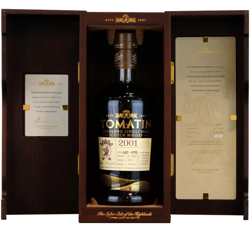 Tomatin 2001-2022 | 20 Year Old Single Cask 34872 UK Exclusive