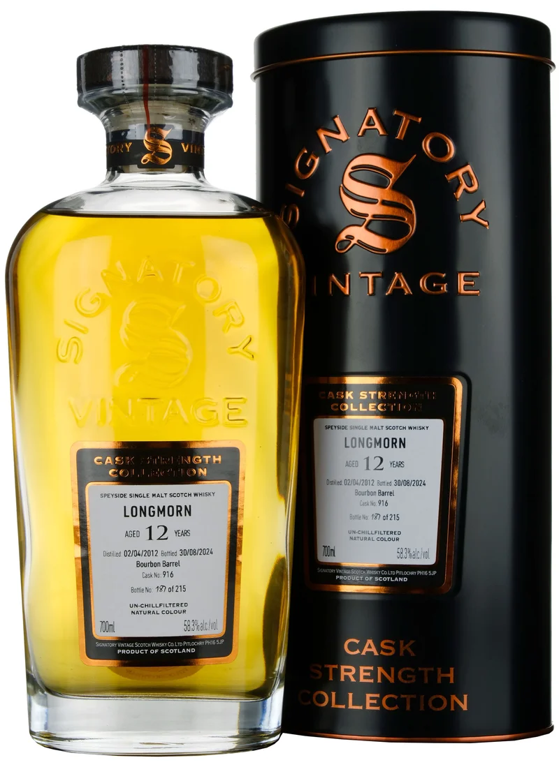 Longmorn 2012-2024 | 12 Year Old Signatory Vintage Cask Strength Collection Single Cask 916