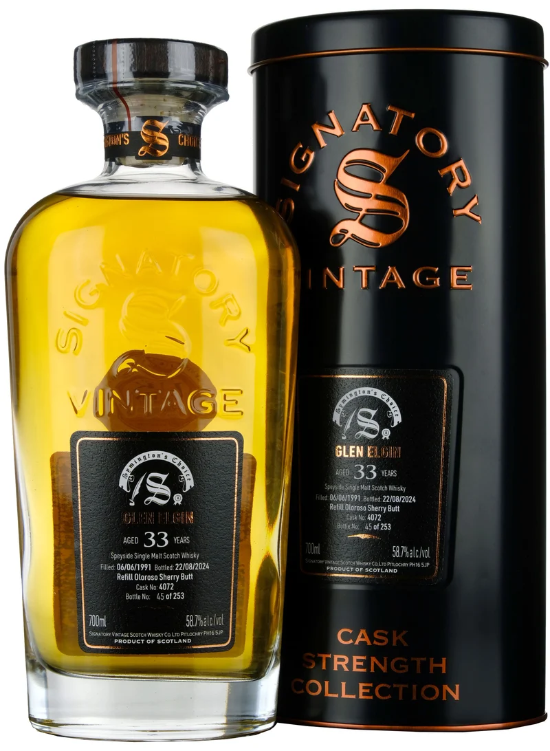 Glen Elgin 1991-2024 | 33 Year Old Signatory Vintage Symington's Choice Single Cask 4072
