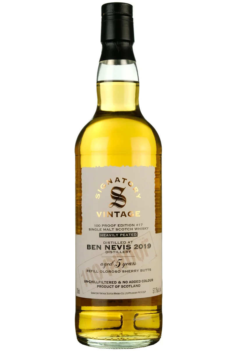 Ben Nevis 2019-2024 | 5 Year Old Signatory Vintage 100 Proof Edition 17