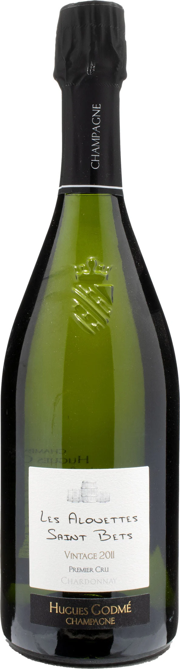 Hugues Godme Champagne 1er Cru Les Alouettes Saint Bets Extra Brut Chadonnay Vintage 2011