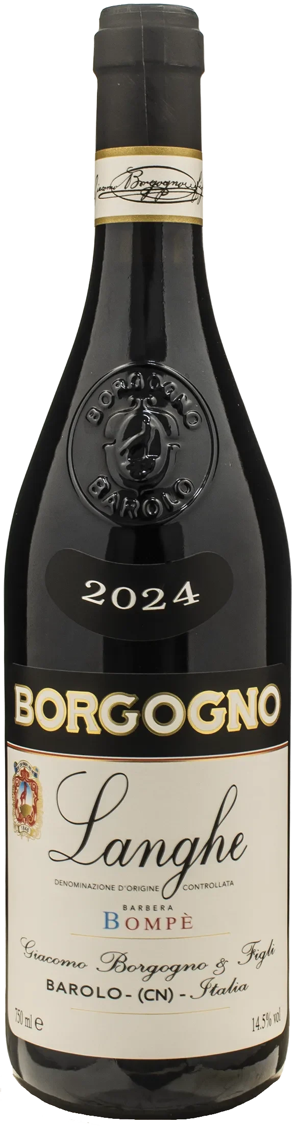 Giacomo Borgogno Langhe Barbera Bompe 2024