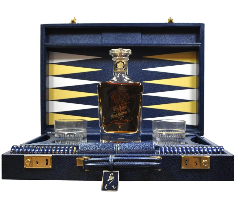 Johnnie Walker Blue Label King George V Backgammon Set