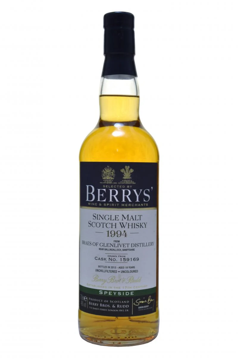 Braes Of Glenlivet 1994-2013 | 18 Year Old | Berry Bros & Rudd