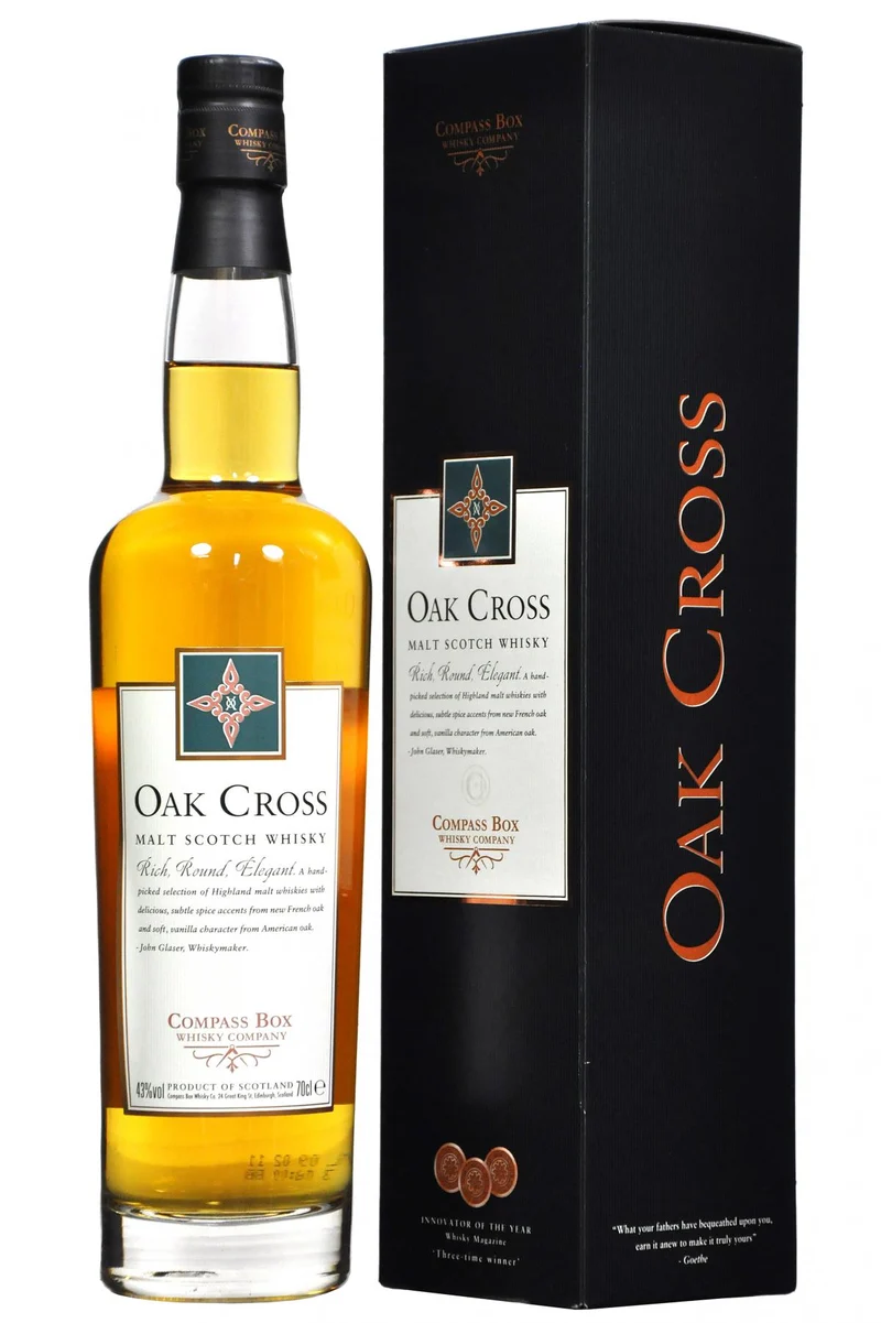 Compass Box Oak Cross
