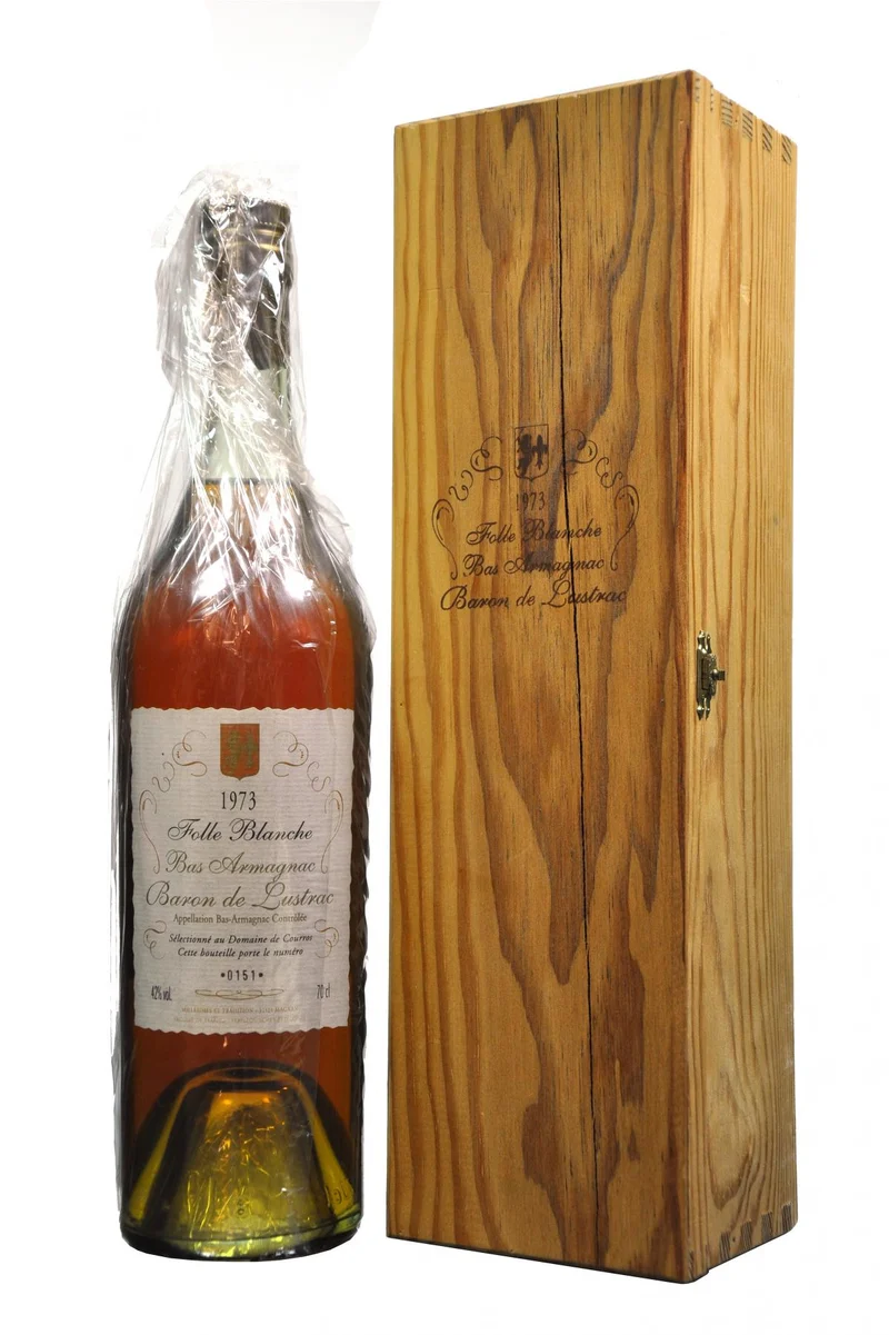 Baron De Lustrac 1973 Folle Blanche Bas Armagnac