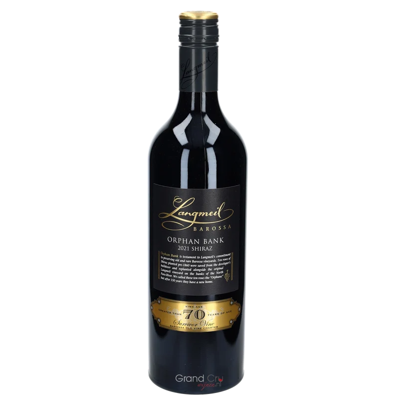 2021 Langmeil Orphan Bank Shiraz