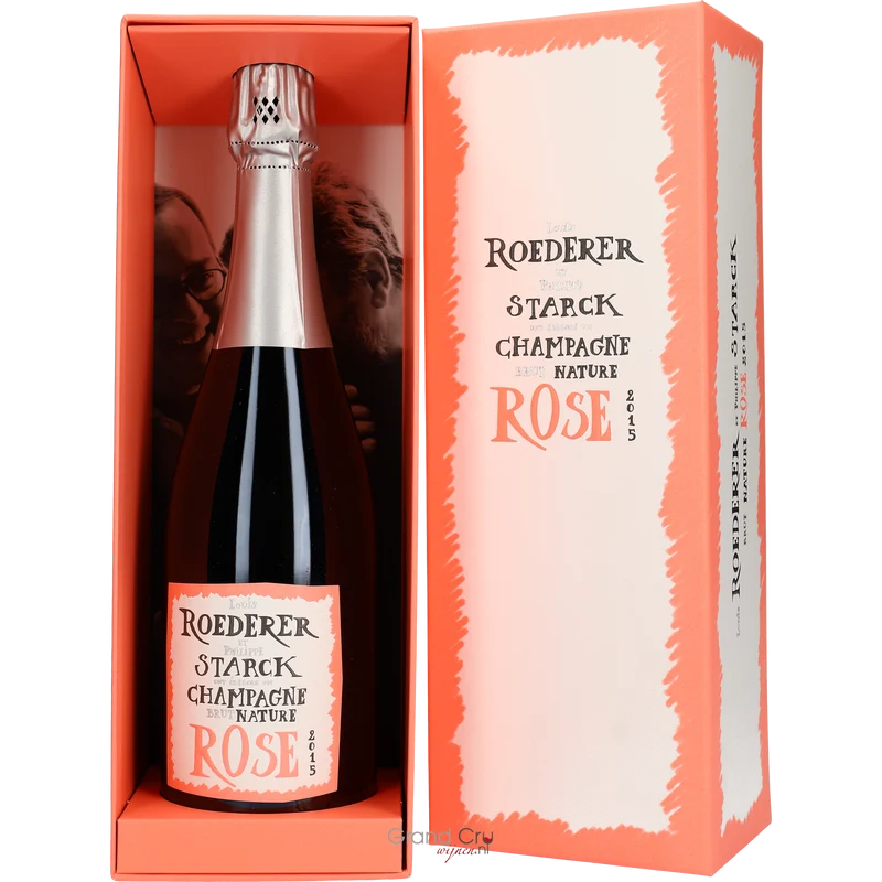 2015 Champagne Louis Roederer & Philippe Starck Brut Nature Rosé