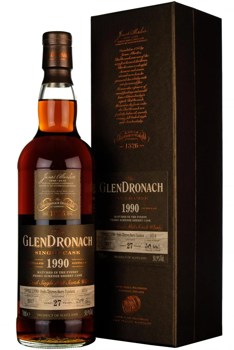 Glendronach 1990-2017 | 27 Year Old | Single Cask 1014 | Batch 16