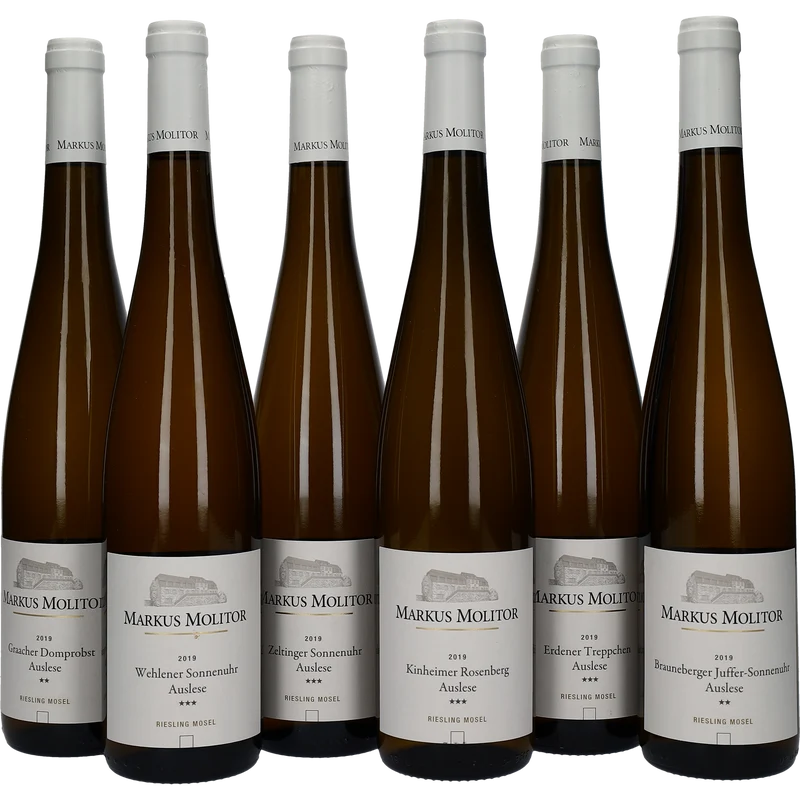 2019 Markus Molitor Riesling Auslese Weiße Kapsel Box