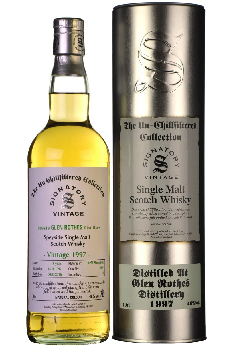Glenrothes 1997-2016 | 18 Year Old | Signatory Vintage