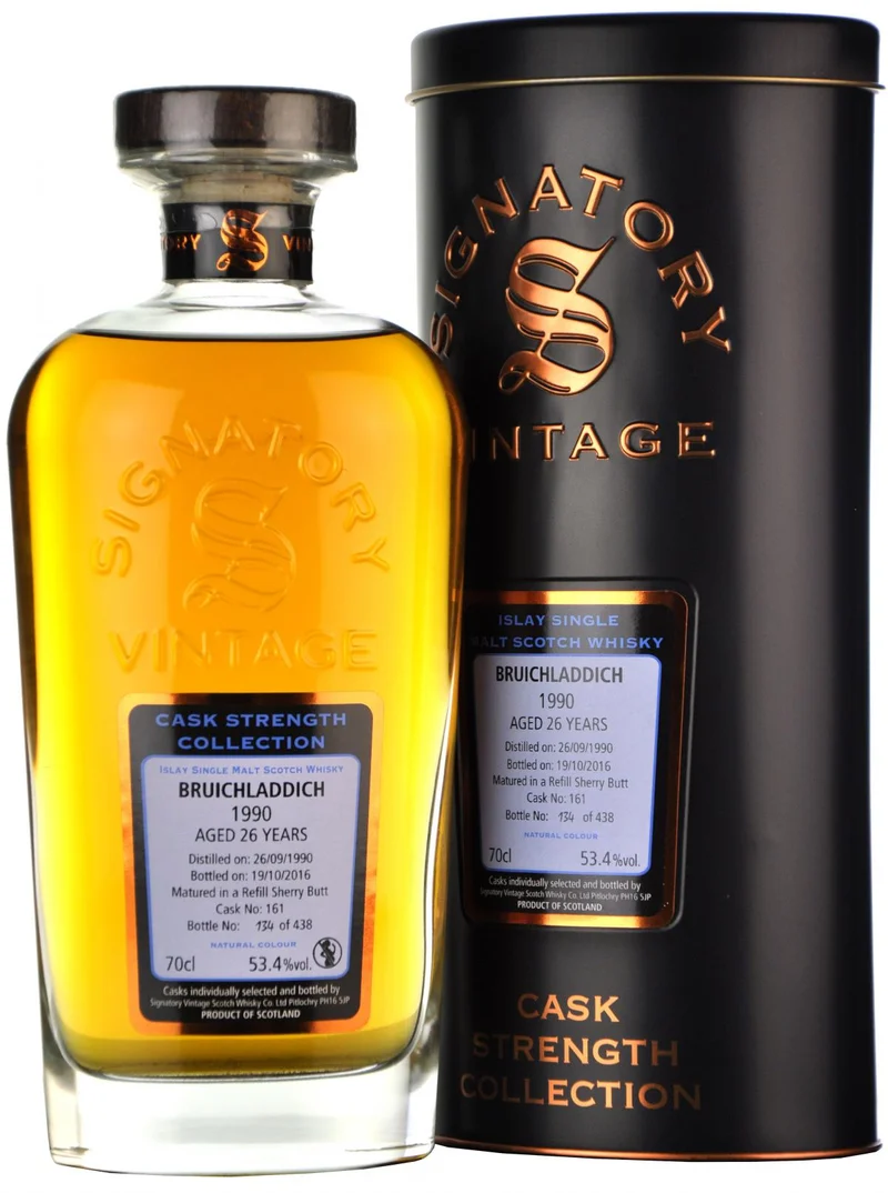 Bruichladdich 1990-2016 | 26 Year Old | Signatory Vintage