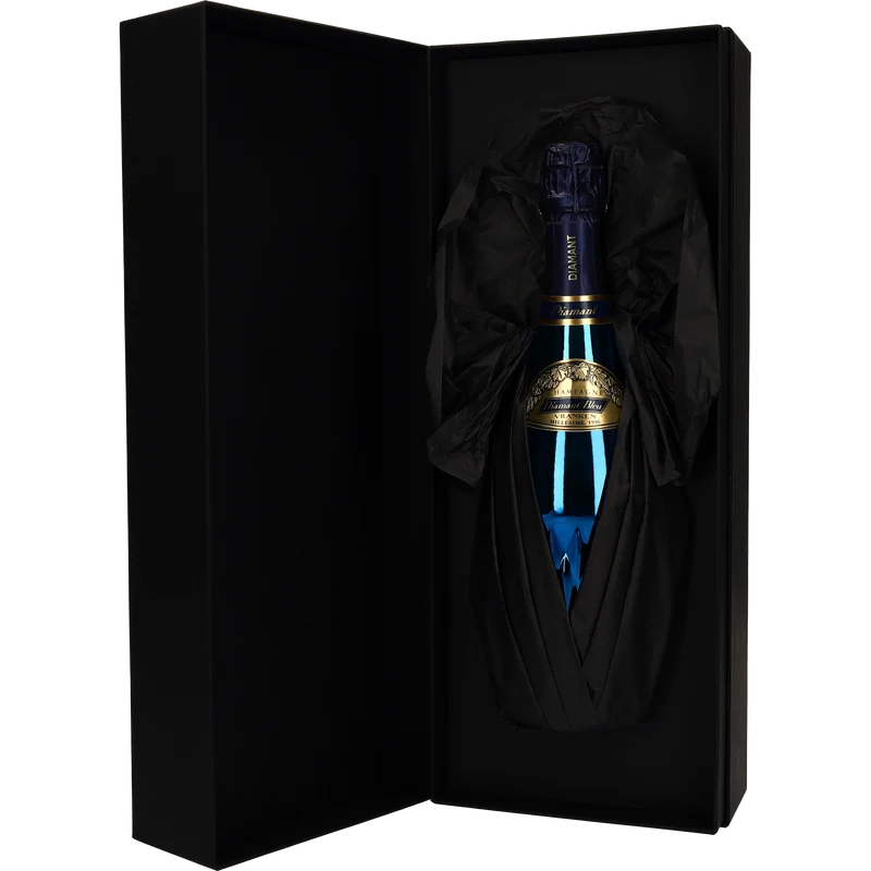 1996 Champagne Vranken Cuvée Diamant Blue in luxe coffret
