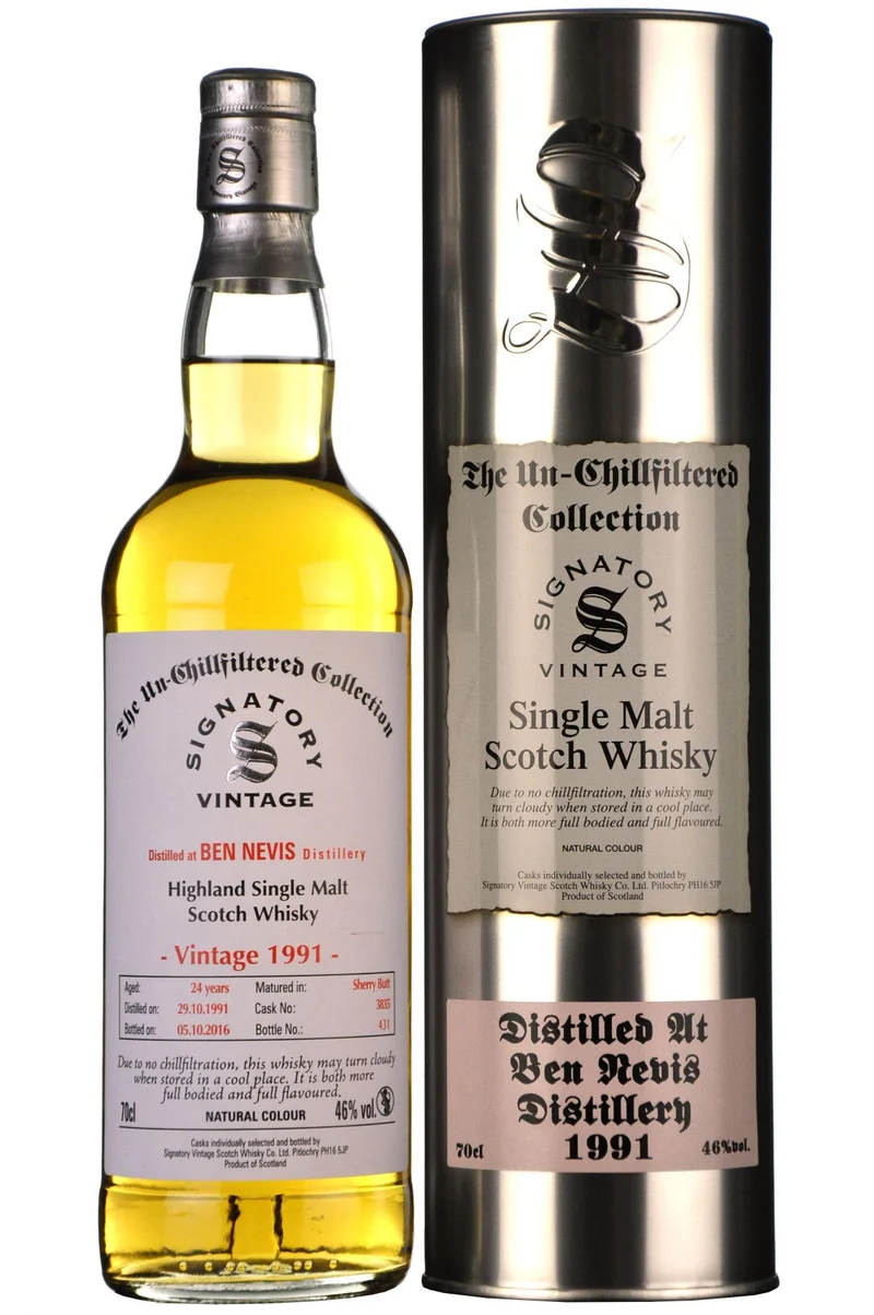 Ben Nevis 1991-2016 | 24 Year Old | Signatory Vintage