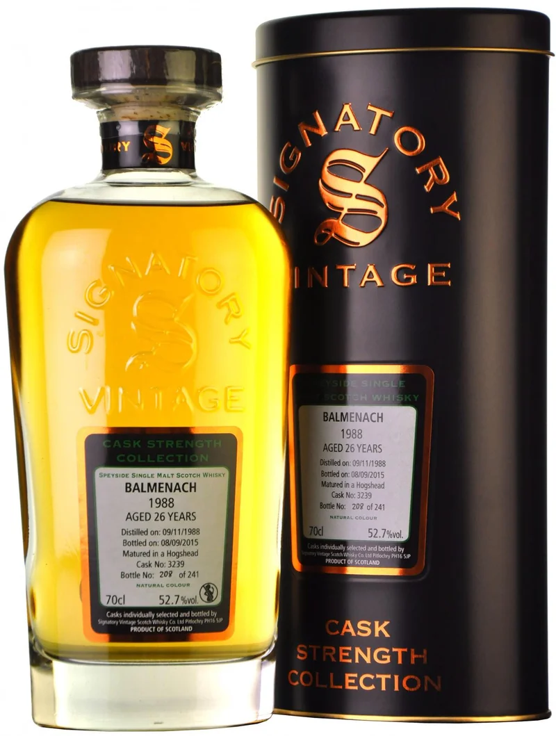 Balmenach 1988-2015 | 26 Year Old | Signatory Vintage