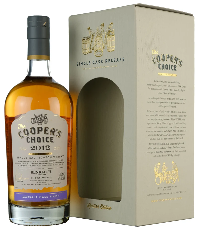 Benriach 2012-2021 | 8 Year Old Cooper's Choice Single Cask 800216