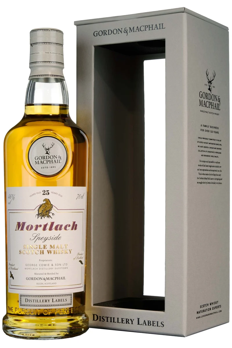 Mortlach 25 Year Old Gordon & MacPhail Distillery Labels 46%