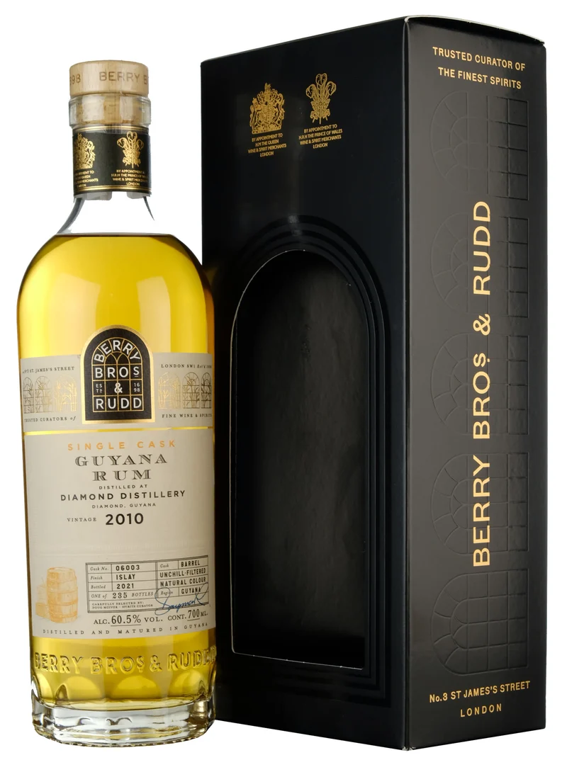 Diamond Distillery Guyana Rum 2010-2021 | 10 Year Old Berry Bros Islay Cask Finish