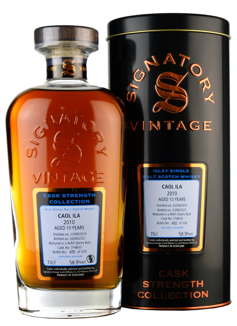 Caol Ila 2010-2021 | 10 Year Old Signatory Vintage Cask Strength Collection Single Cask 316650
