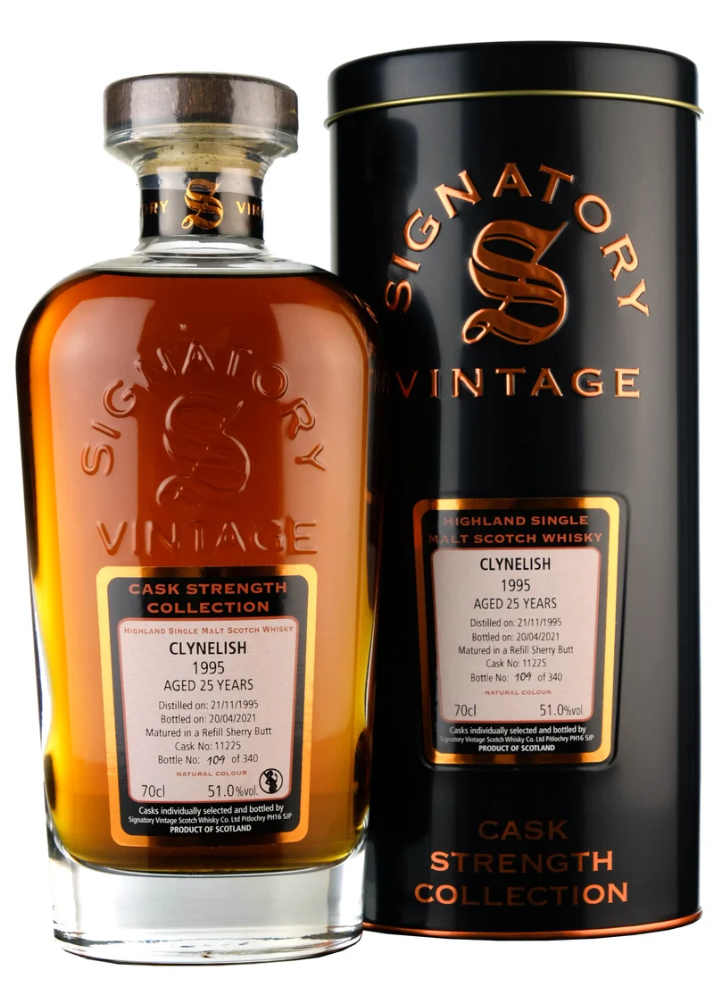 Clynelish 1995-2021 | 25 Year Old Signatory Vintage Cask Strength Collection Single Cask 11225
