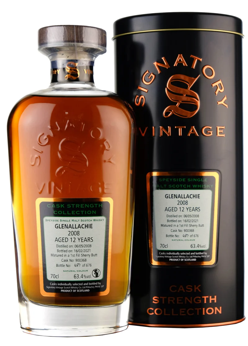 Glenallachie 2008-2021 | 12 Year Old Signatory Vintage Cask Strength Collection Single Cask 900368