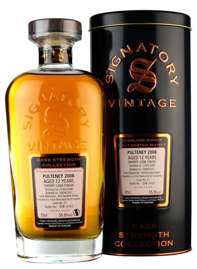 Pulteney 2008-2021 | 12 Year Old Signatory Vintage Cask Strength Collection Single Cask 15