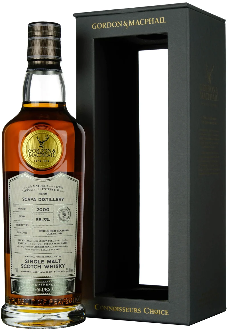 Scapa 2000-2021 | 20 Year Old Gordon & MacPhail Connoisseurs Choice Single Cask 1096