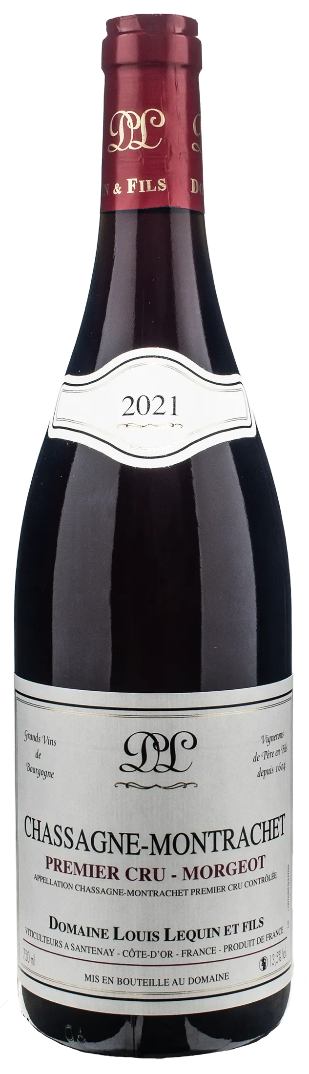 Louis Lequin & Fils Chassagne Montrachet Rouge 1er Cru Morgeot 2021