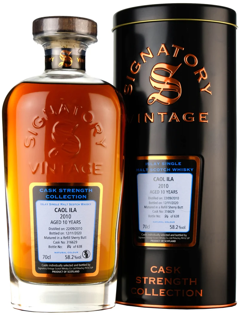Caol Ila 2010-2020 | 10 Year Old Signatory Vintage Cask Strength Collection Single Cask 316629
