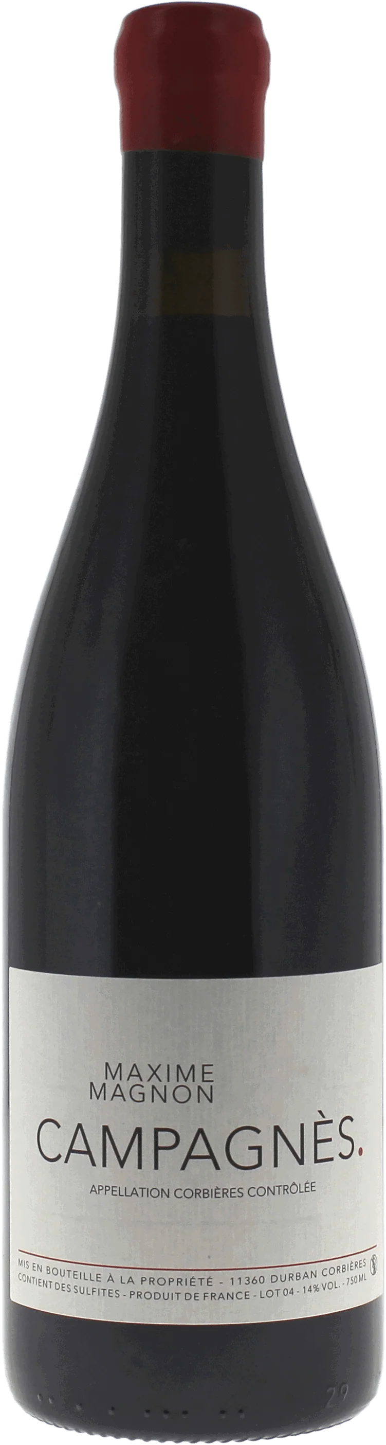 Campagnes Domaine Maxime Magnon Vin De France, 2022
