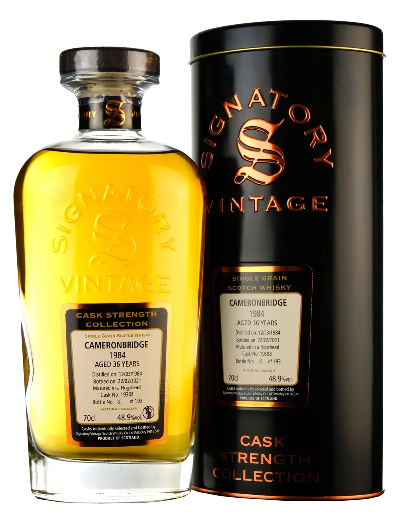 Cameronbridge 1984-2021 | 36 Year Old Signatory Vintage Cask 19308