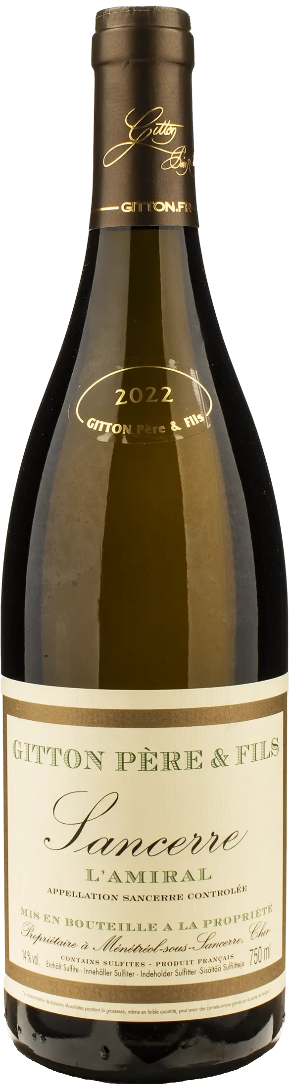 Gitton Pere et Fils Sancerre L'Amiral 2022