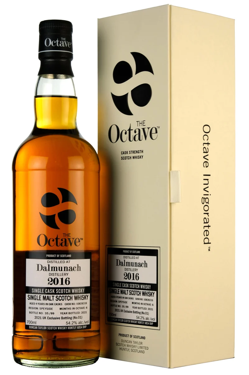 Dalmunach 2016-2021 | 4 Year Old Duncan Taylor Octave Single Cask 10828316 UK Exclusive