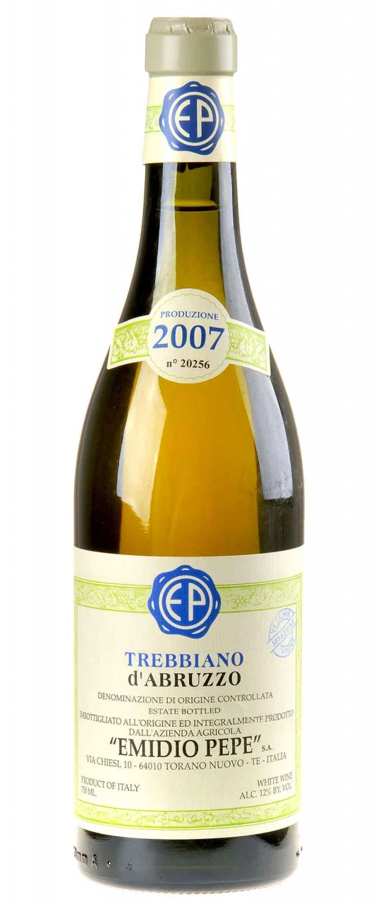 Emidio Pepe Trebbiano d'Abruzzo Selezione VV Bio 2007 white